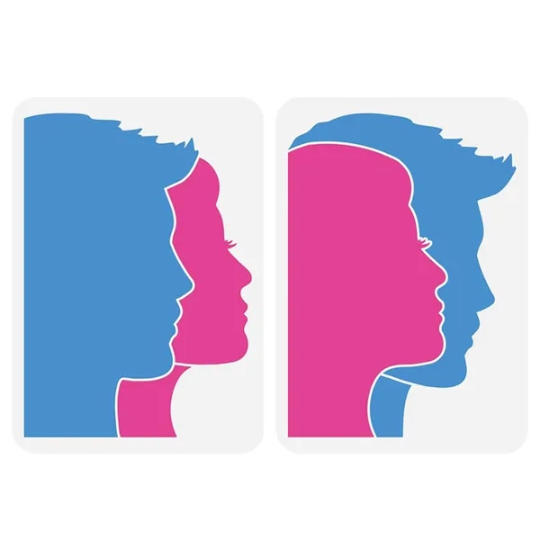 White_Man_Woman_Face_Painting_Stencil_Human_Silhouette_Boy_Girl_Profile_Design_Diy_And_Craft