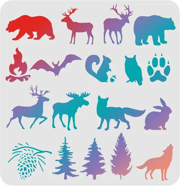 White__Animal_Patterns_For_Kids