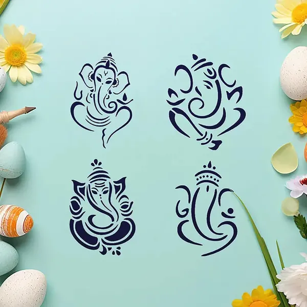 White_Indian_Stencil_Templates_Cultural_Belief_Stencils_Diy_And_Craft