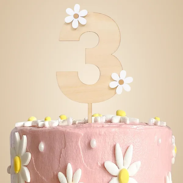 Beige_Wooden_Daisy_Cake_Topper_General