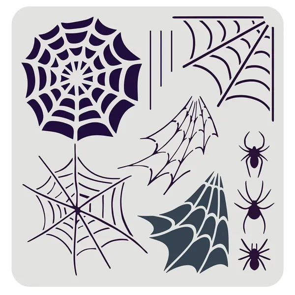 White_Spiderweb_Spider_Stencil_Halloween_Theme_Diy_And_Craft