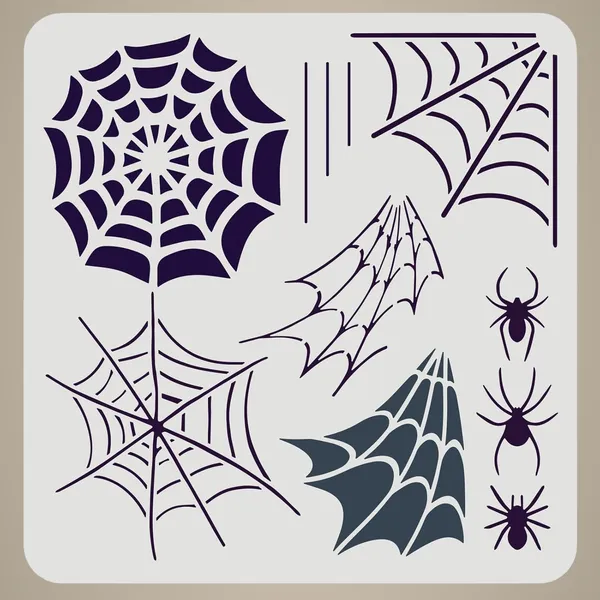 White_Spiderweb_Spider_Stencil_Halloween_Theme_Diy_And_Craft