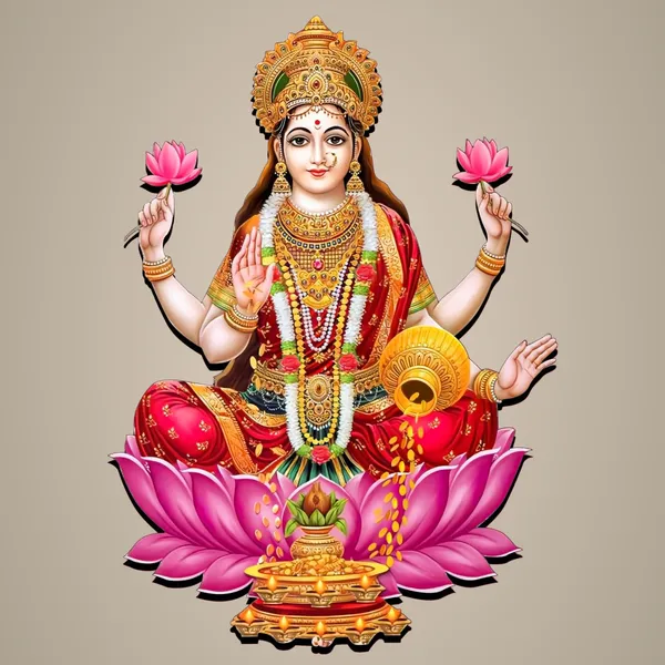 Multi_Colour_Goddess_Laxmi_Mdf_Cutouts_Printed_Wooden_Decor_Home_Decor