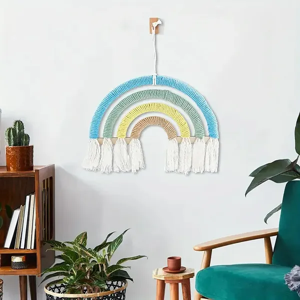 Beige_Wooden_Macrame_Frames_Diy_Rainbow_Wall_Hanging_Craft_Kit_Boho_Style_Home_Decor_Unfinished_Pine_Mdf_Loom_Semi_Circle_Shapes_Diy_And_Craft
