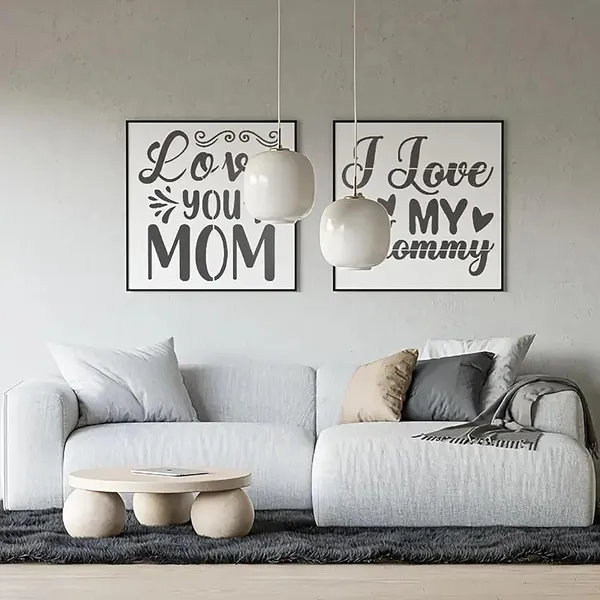 White_Mother_S_Day_Stencils_Reusable_Pet_Painting_Templates_Diy_And_Craft