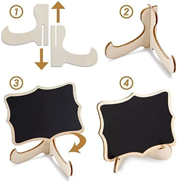 Beige_Wooden_Mini_Easels_Or_Stand_Plate_Holders_To_Display_Pictures_Or_Other_Items_At_Weddings_Home_Decor