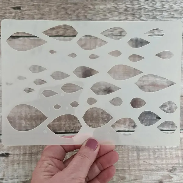 White_Geometric_Shape_Stencils_Set_Reusable_Plastic_Template_Diy_And_Craft