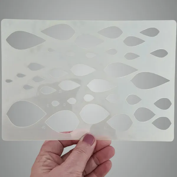 White_Geometric_Shape_Stencils_Set_Reusable_Plastic_Template_Diy_And_Craft