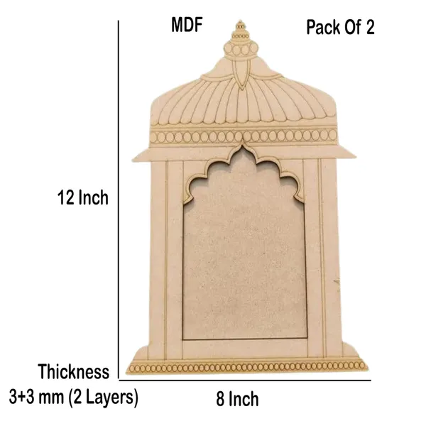 Beige_Mdf_Craft_Jharokha_Diy_And_Craft