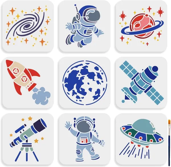 White_Space_Astronaut_Stencils_Cm_Diy_And_Craft
