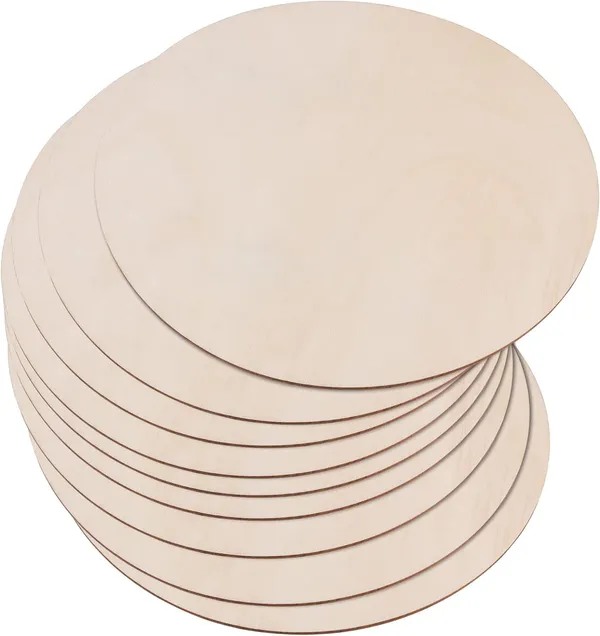 Beige_Round_Wood_Circles_Diy_And_Craft