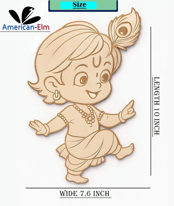 Beige_Baby_Krishna_Mdf_Cutout_Pre_Marked_Wooden_Craft_Baby