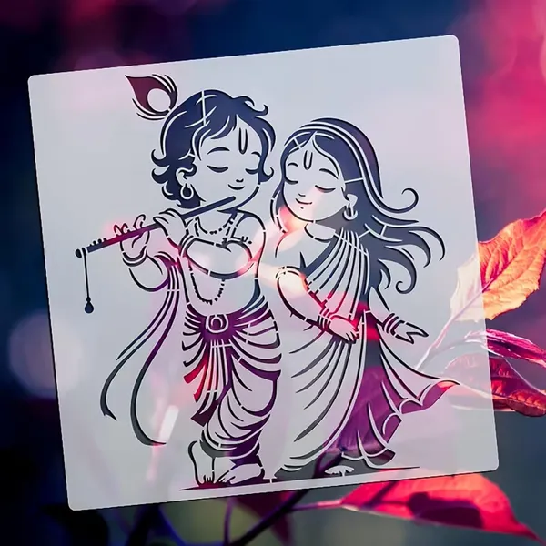 White_Couple_Flute_Hand_Stencil_Home_Decor
