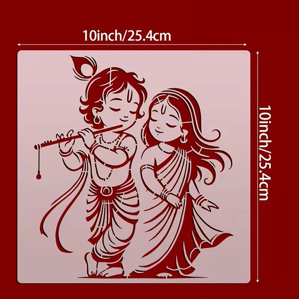 White_Couple_Flute_Hand_Stencil_Home_Decor