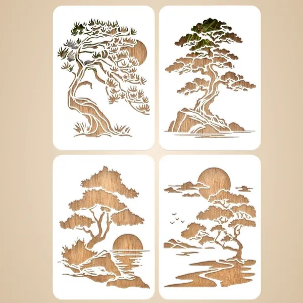 White_Pine_Tree_Scenic_Stencils_Diy_And_Craft