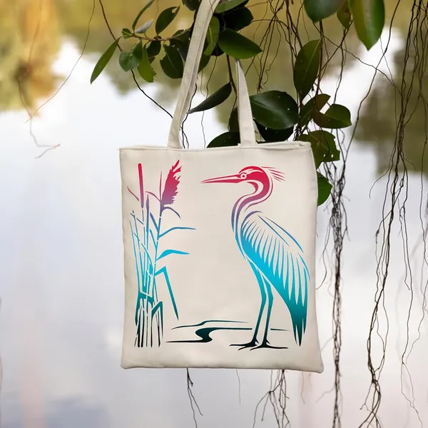 White_Waterbird_Stencil_Reusable_Plastic_Painting_Template_Home_Decor