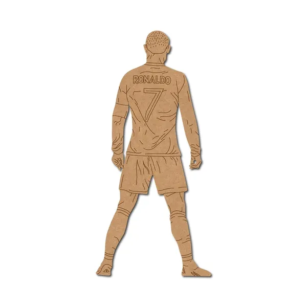 Beige_Cristiano_Ronaldo_Footballer_Mdf_Cutout_Unfinished_Wooden_Player_Silhouette_Diy_And_Craft