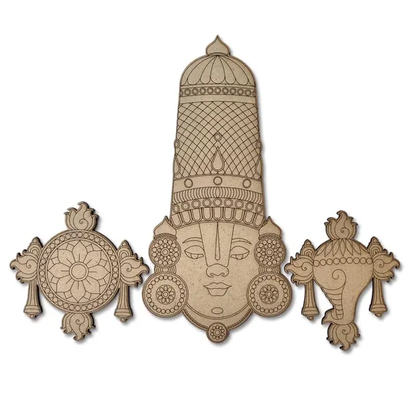 Beige_Perumal_Face_Pre_Marked_Mdf_Cutout_Diy_And_Craft