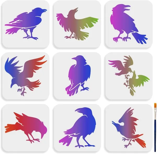 White_Crow_Stencils_Diy_And_Craft