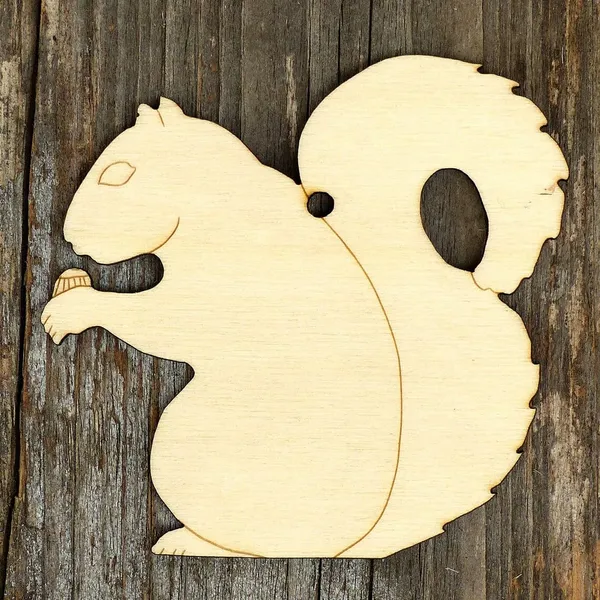 Beige_Wooden_Squirrel_Eating_Nut_Craft_Shapes_Plywood_Wildlife_Rodent_General