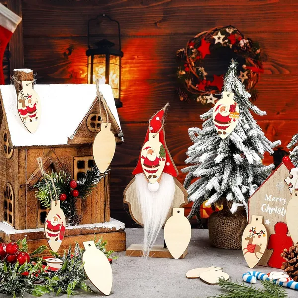 Beige_Christmas_Light_Bulb_Wooden_Slices_Diy_And_Craft