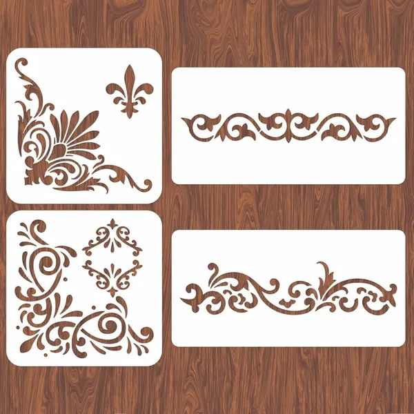 White_Corner_Border_Stencils_General