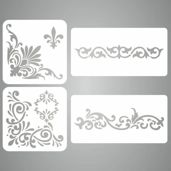 White_Corner_Border_Stencils_General