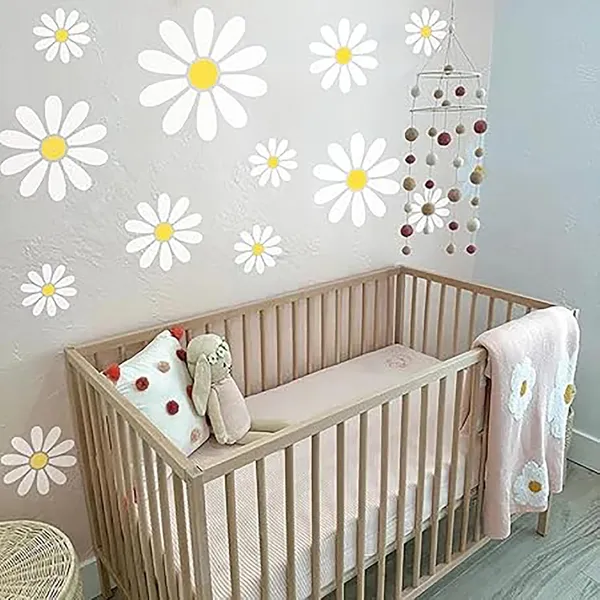 White_Flower_Stencil_Home_Decor