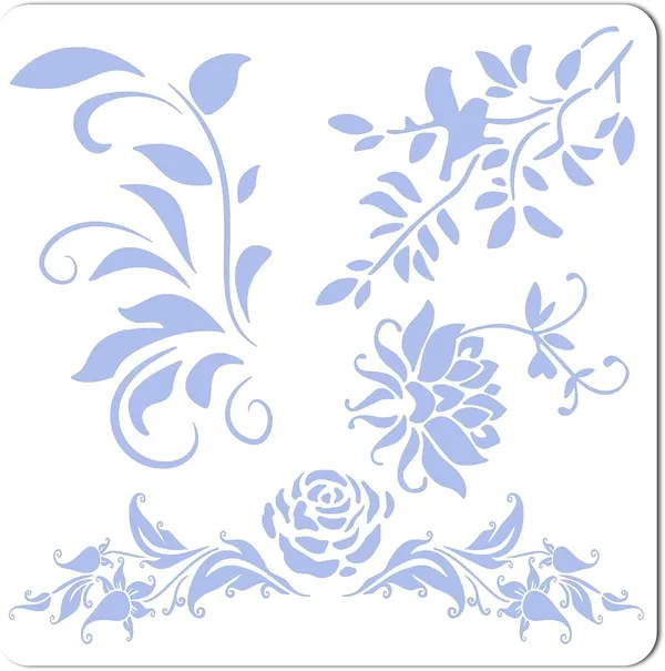 White_Rose_Vines_Stencil_Diy_And_Craft