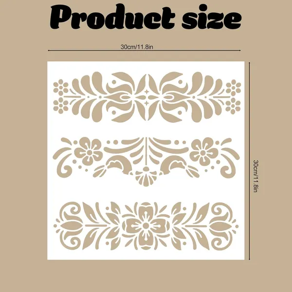White_Floral_Painting_Stencil_Cm_Diy_And_Craft