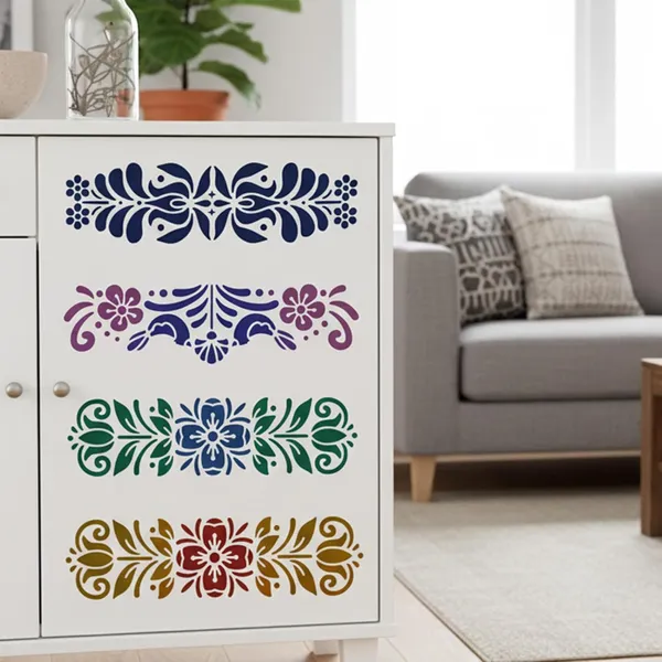 White_Floral_Painting_Stencil_Cm_Diy_And_Craft