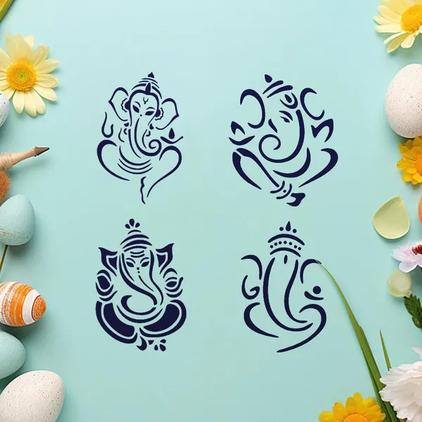 White_Indian_Culture_Belief_Stencil_In_Cm_Diy_Hollow_Board_Canvas_Art_Templates_Diy_And_Craft