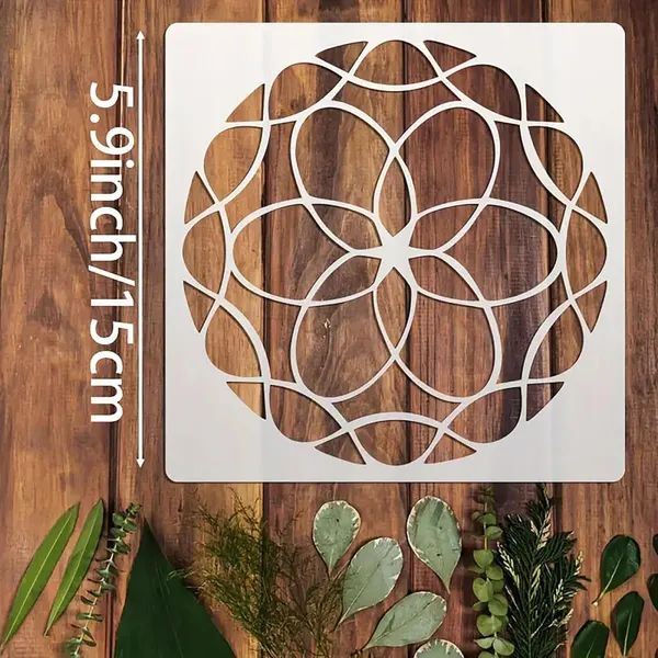 White_Geometric_Floral_Stencil_Diy_And_Craft