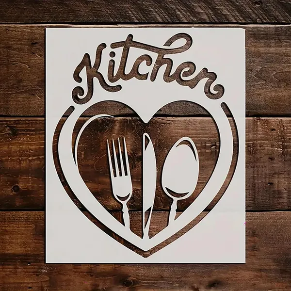 White_Reusable_Kitchen_Love_Stencil_Diy_And_Craft