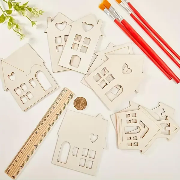Beige_House_Shape_Wooden_Cutouts_Diy_And_Craft