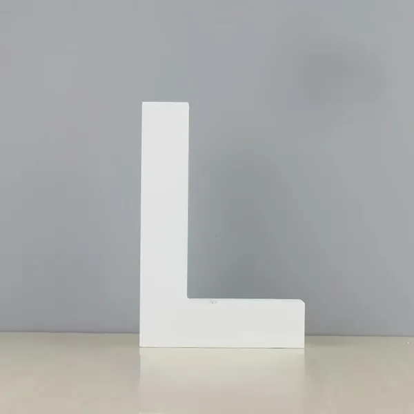 White_Standing_Letter_L_Decoration_Freestanding_Pvc_Alphabet_Block_Modern_Initial_Sign