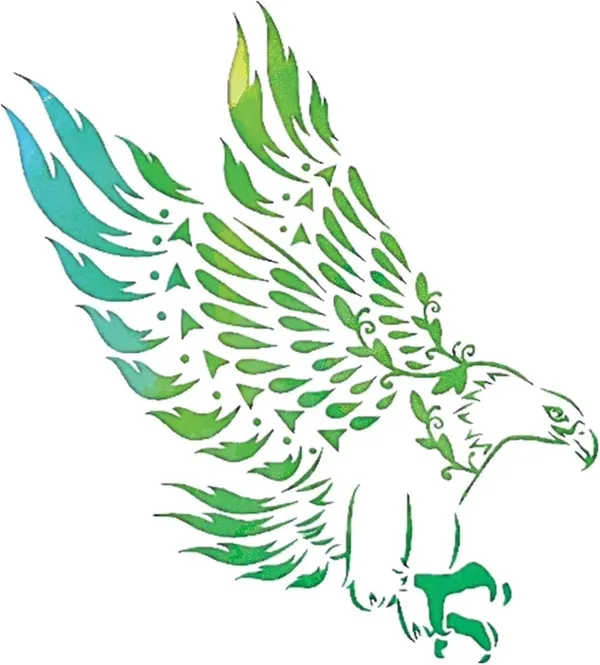 White_Eagle_Stencil_Diy_And_Craft