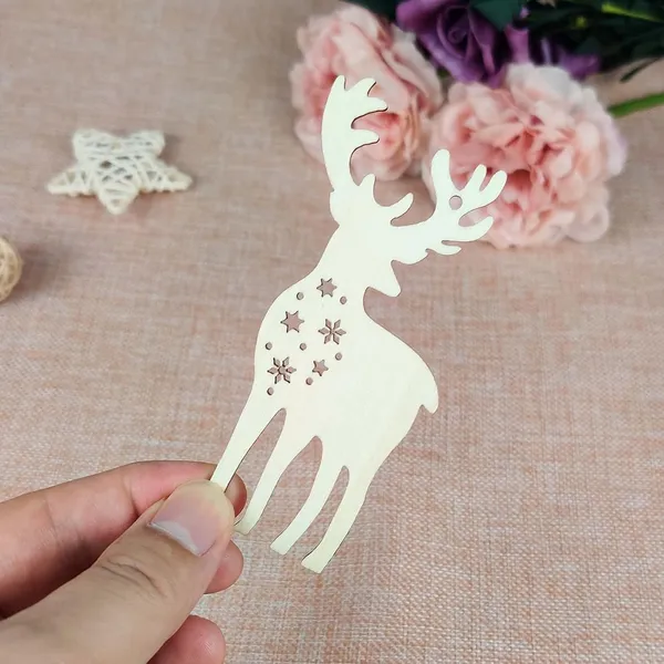 Beige_Deer_Wood_Diy_Crafts_Cutouts_Wooden_Reindeer_Shaped_Hanging_Sign_Ornaments_Diy_And_Craft