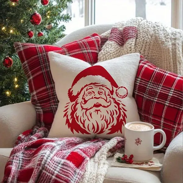 White_Large_Reusable_Santa_Claus_Stencil_Diy_And_Craft