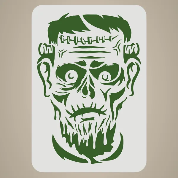 White_Frankenstein_Halloween_Stencil_Diy_And_Craft