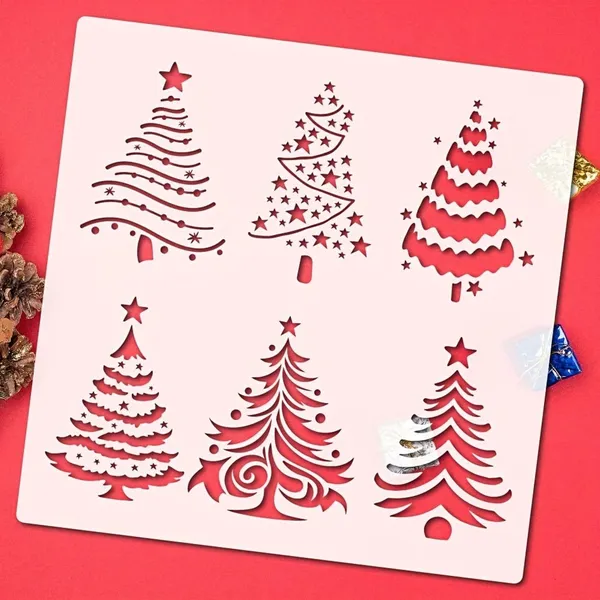 White_Christmas_Tree_Stencil_Set_Diy_And_Craft
