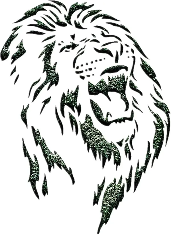 White_Lion_Stencil_Diy_And_Craft