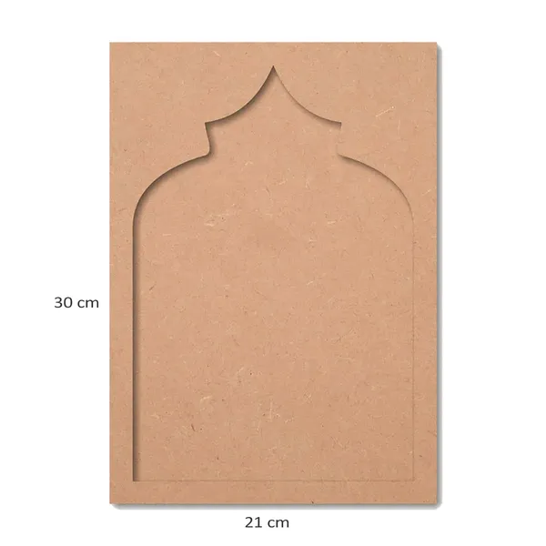 Beige_Unfinished_Mdf_Jharokha_Frame_Home_Decor