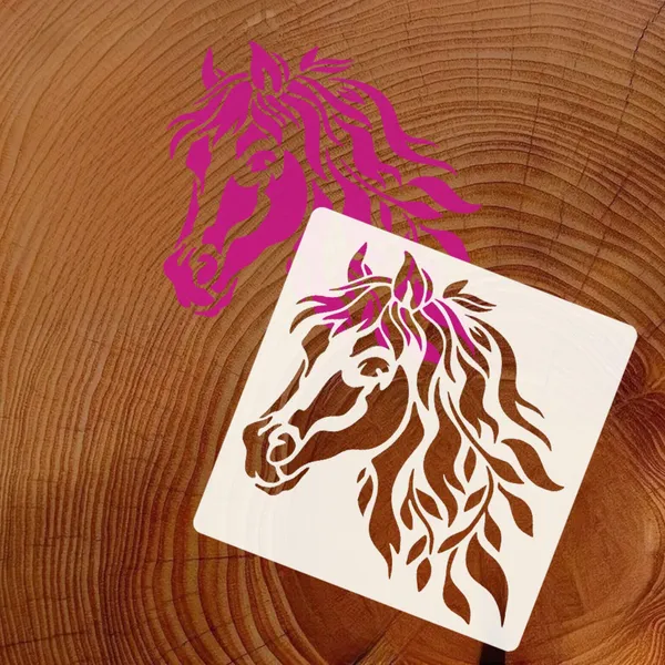 White_Horse_Head_Stencil_Reusable_Horse_Face_Painting_Template_Diy_And_Craft