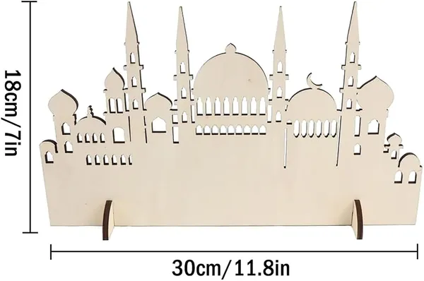 Beige_Mosque_Shape_Pine_Wood_Diy_Art_Craft_Base_Diy_And_Craft