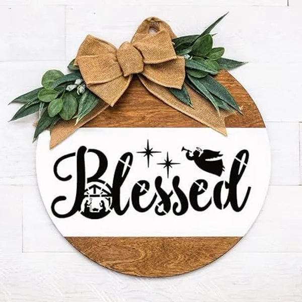 White_Merry_Christmas_Swirl_Holly_Layering_Stencil_Home_Decor
