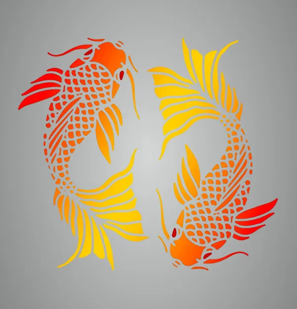 White_Koi_Fish_Stencils_Plastic_Carp_Drawing_Painting_Templates_Diy_And_Craft