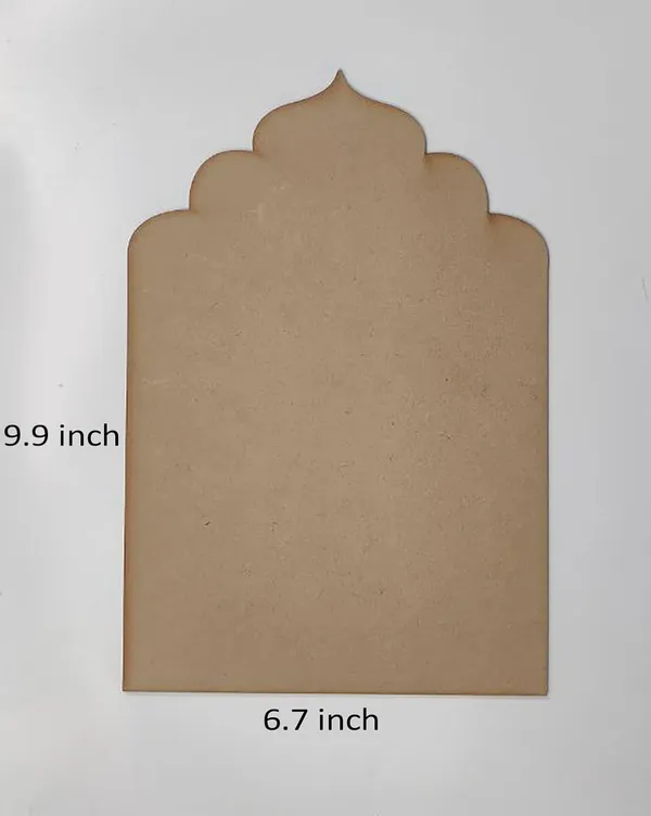 Beige_Plain_Jharokha_Base_Mdf_Cutout_Diy_And_Craft
