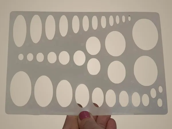 White_Geometric_Shape_Stencils_Reusable_Plastic_Template_Diy_And_Craft