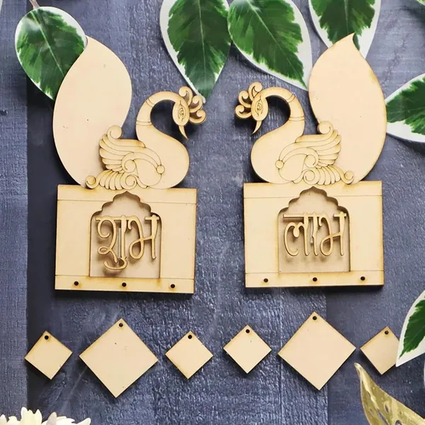Beige_Diy_Neelkanth_Shubh_Labh_Sohn_Diwali_Decor_Craft_Diy_And_Craft